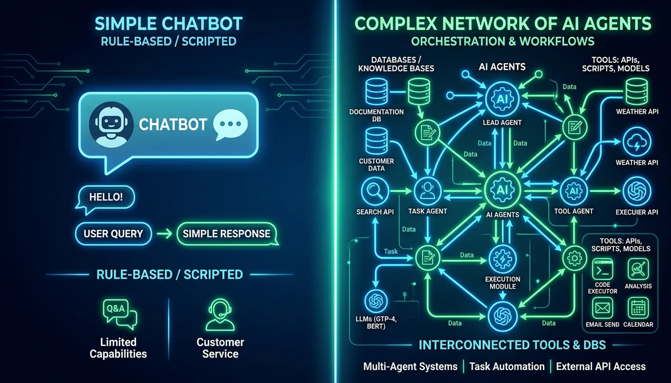 وكلاء الذكاء الاصطناعي تستبدل الأقسام