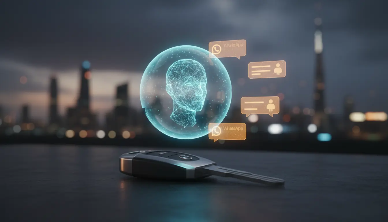 وكيل ذكاء اصطناعي لتأجير السيارات في دبي