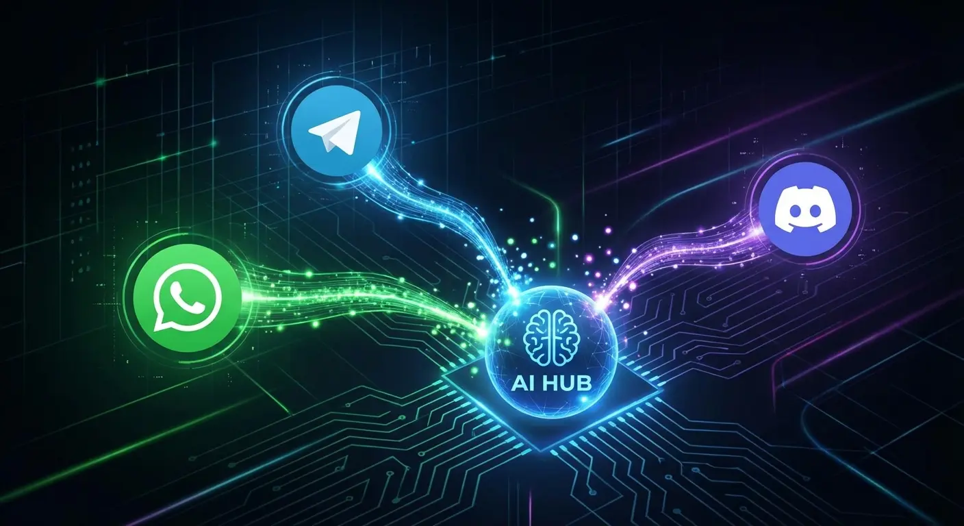 Connect AI Agent to WhatsApp and Telegram